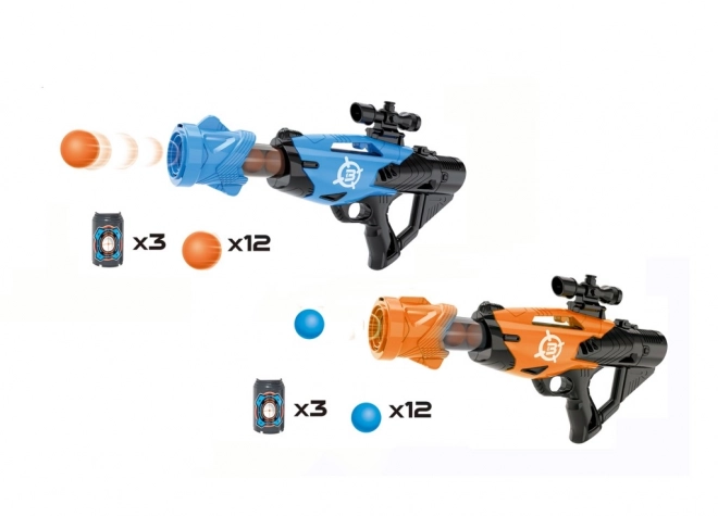 Pistolă cu mingi din spumă