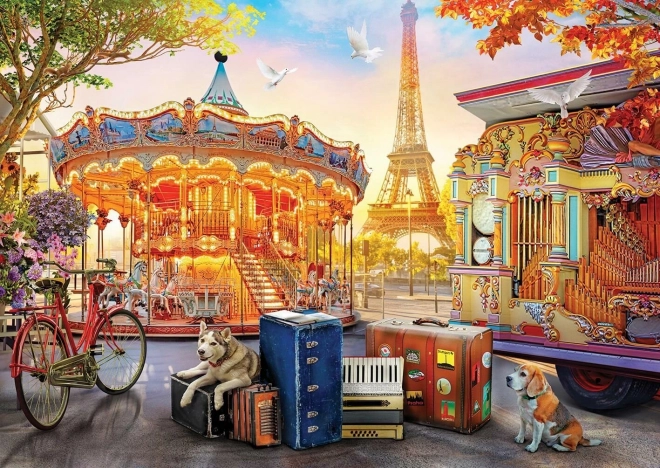Puzzle Lunapark în Paris 2000 piese
