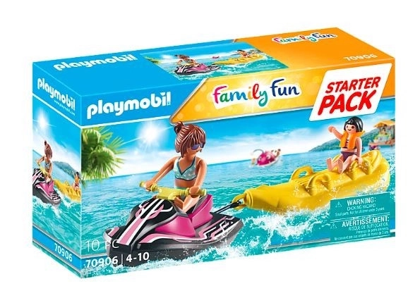 Set de început cu skijet și barcă banană Playmobil Family Fun