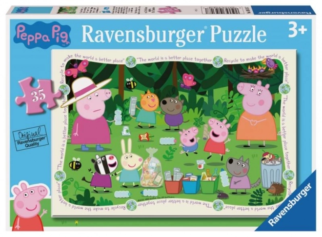 Puzzle Prașcuta Peppa 35 de piese