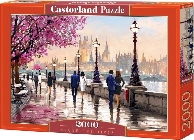 Puzzle de-a lungul râului 2000 de piese