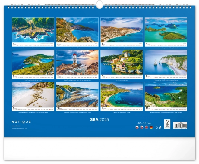 Calendar de perete Mare 2025