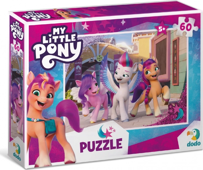 Puzzle My Little Pony La oraș 60 piese