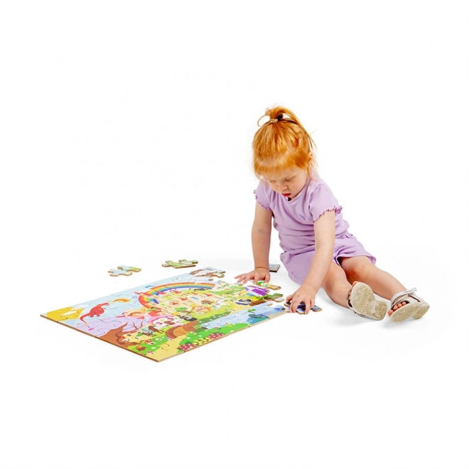 Puzzle fantezie copii Bigjigs Toys