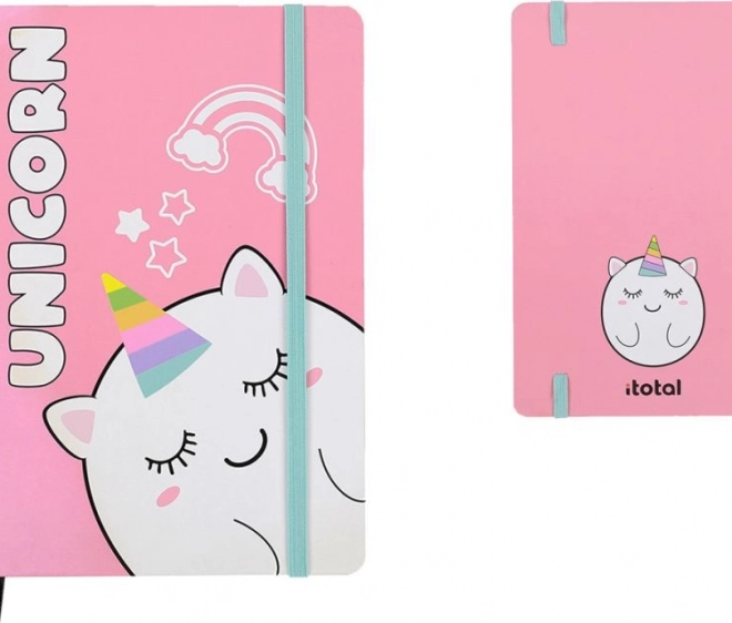 Caiet A5 cu unicorn în copertă tare