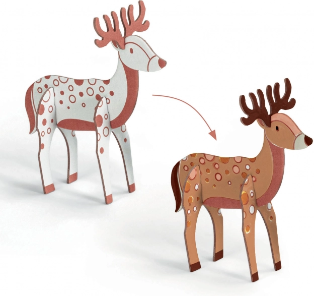 Set creativ animale de pădure Djeco