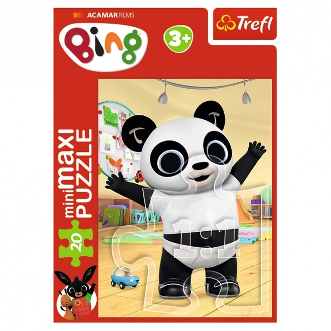 Puzzle miniMaxi 20 piese cu prietenii lui Bing