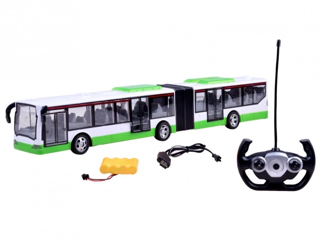 Autobuz telecomandat pentru copii – Verde
