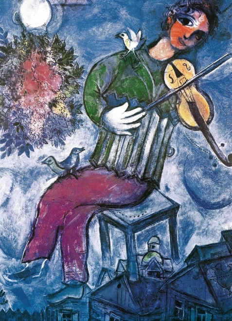 Puzzle 1000 piese Modrul Violonist