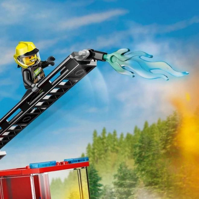 Mașina de pompieri cu scară LEGO City