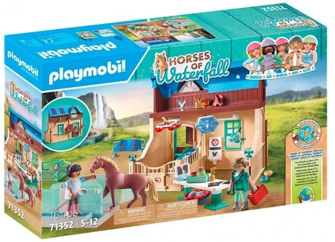 Set de figurine hipoterapia și îngrijirea animalelor PLAYMOBIL