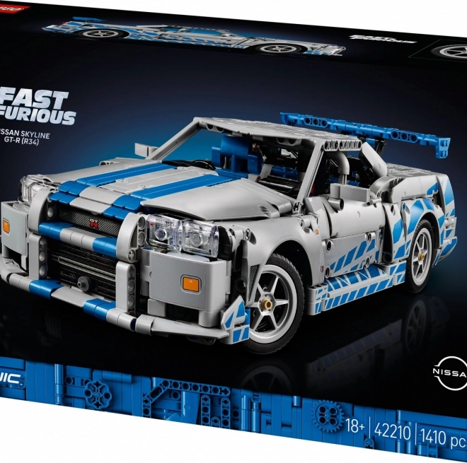 Klocki Technic Nissan Skyline GT-R din filmul Fast and Furious