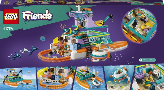 Barca de salvare maritimă LEGO Friends