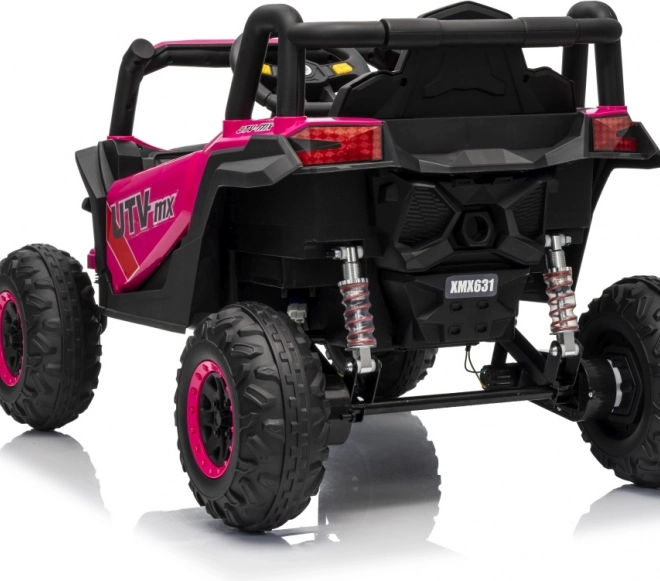 Automobil electric pentru copii Buggy Madman UTV-MX roz