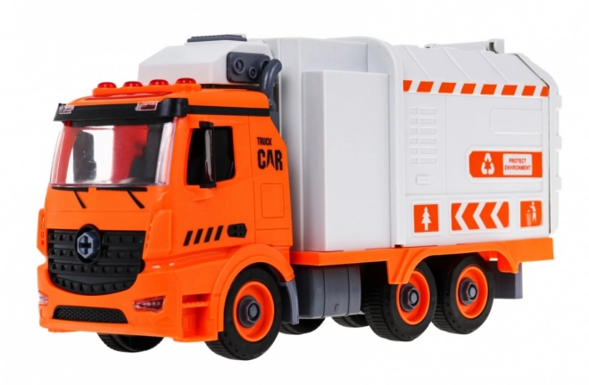 Camion de gunoi interactiv pentru copii 3+