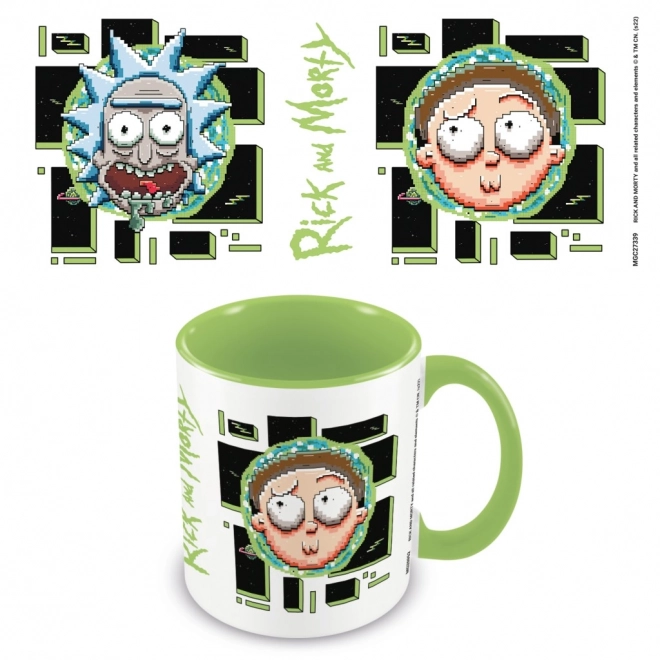 Cană Rick și Morty Pixel Breakout 315 ml