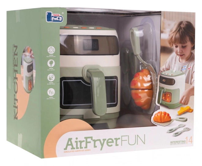 Airfryer interactiv cu accesorii pentru copii