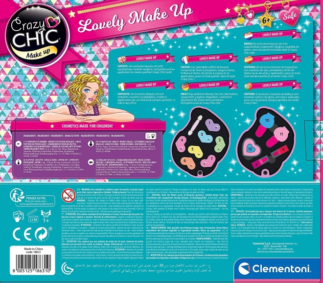 Set machiaj pentru fete Crazy Chic Lovely Make up - Sirenă