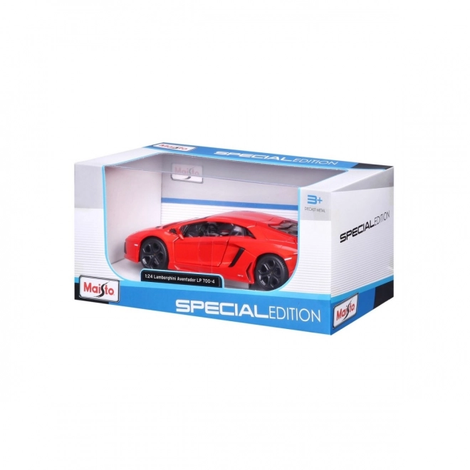 Model de mașină Lamborghini Aventador Coupé Maisto, metalic, 1:24