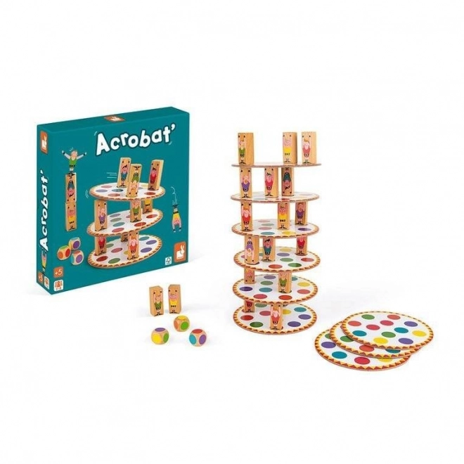 Joc de îndemânare acrobați Janod