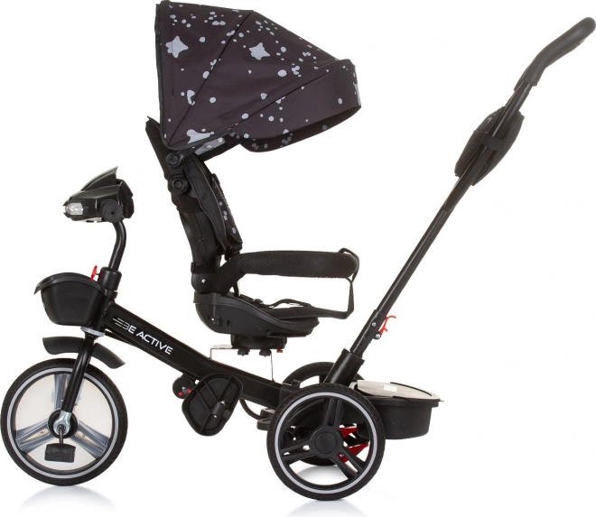 Chipolino tricicletă cu copertină Be Active 2în1 Obsidian