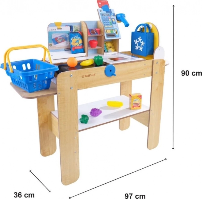 Masa de joacă KidKraft cu casă de marcat self-service