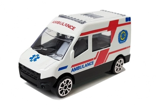 Set ambulanță vehicule scara 1:64