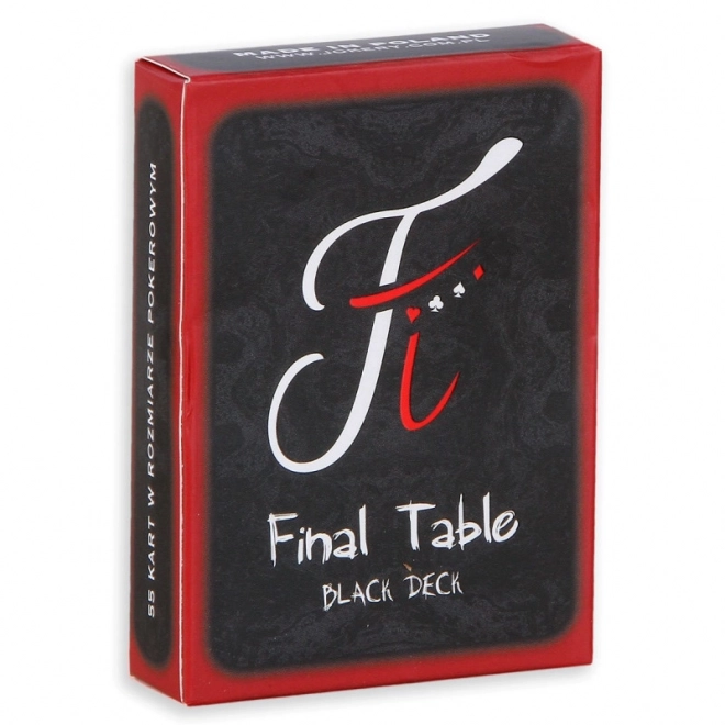 Carti de joc Final Table pachet negru