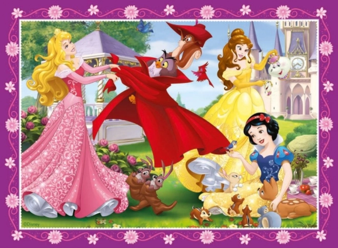 Puzzle disney prințese îngrijire iubitoare 4 în 1