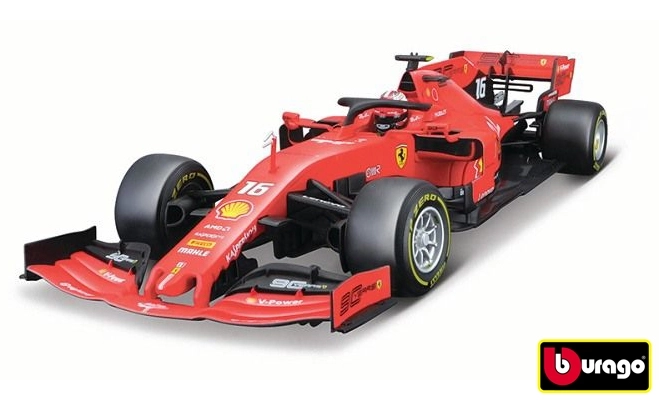 Model metalic mașinuță Ferrari SF90 F1 2019 Leclerc