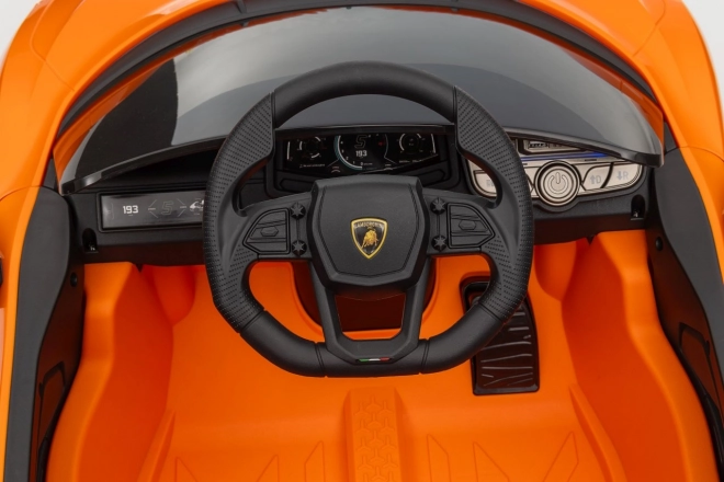 Mașină electrică pentru copii Lamborghini Revuelto portocalie