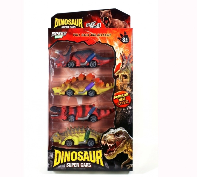 Mașinuță Dino cu funcție pull back