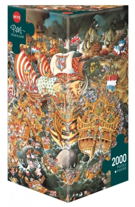 Puzzle Bătălia de la Trafalgar 2000 piese de la HEYE