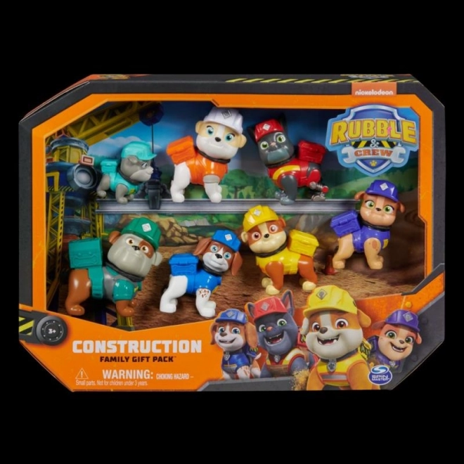 Figurine Rubble și Echipa lui - Set 7 Piese Psi Patrol