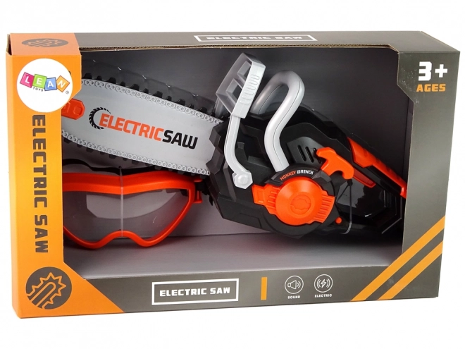 Fierăstrău electric pentru copii cu sunet realist