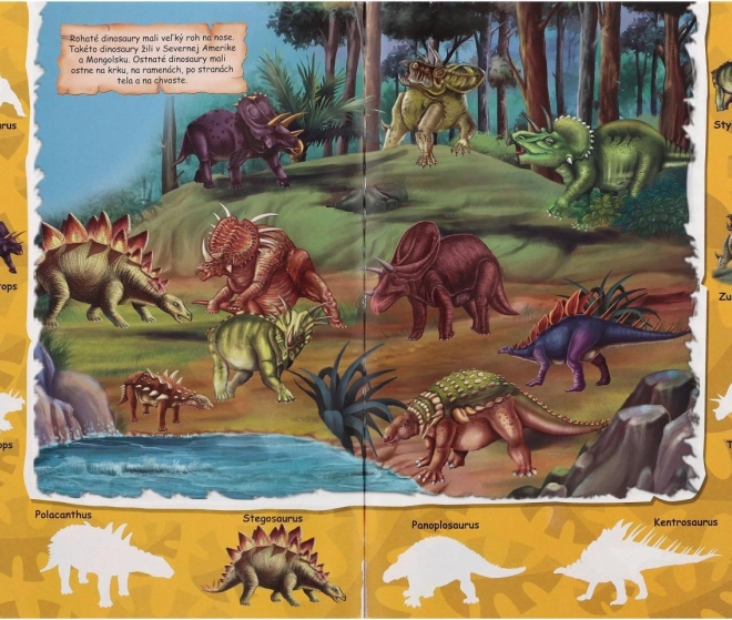 Carte Cu Autocolante Dinozauri 2. Ediție