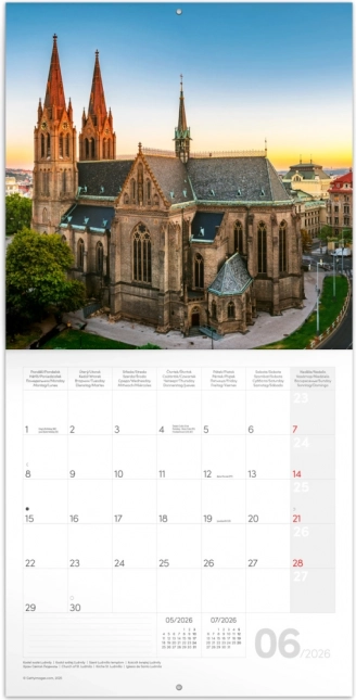 Calendar de notițe Praga 2026