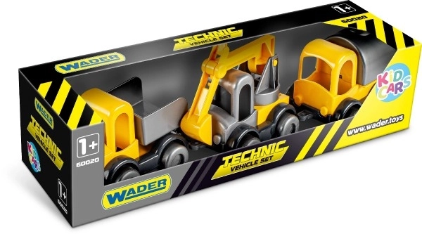 Set vehicule de construcții Wader Kid Cars