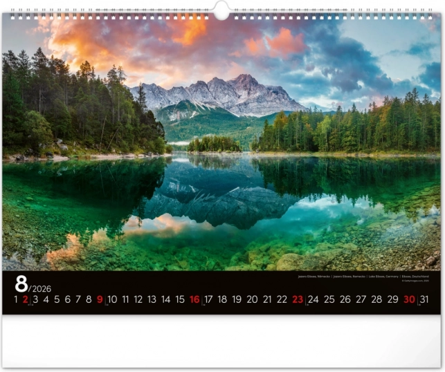 Calendar de perete Peisaje 2026
