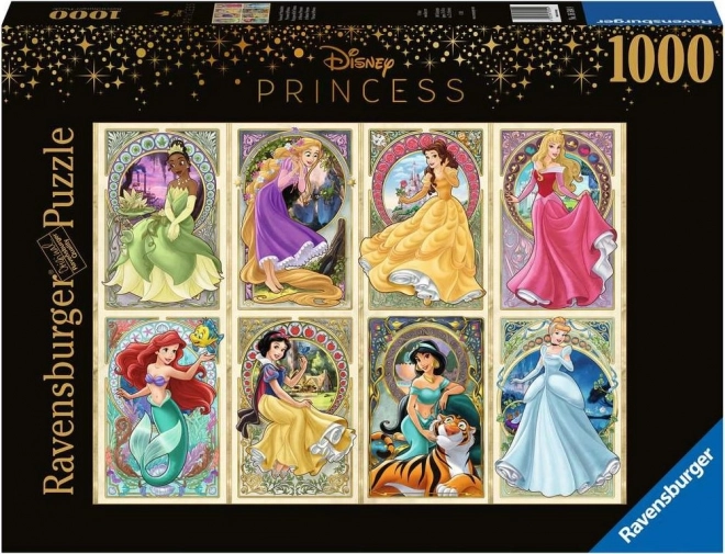 Puzzle Disney Prințese Art Nouveau 1000 piese