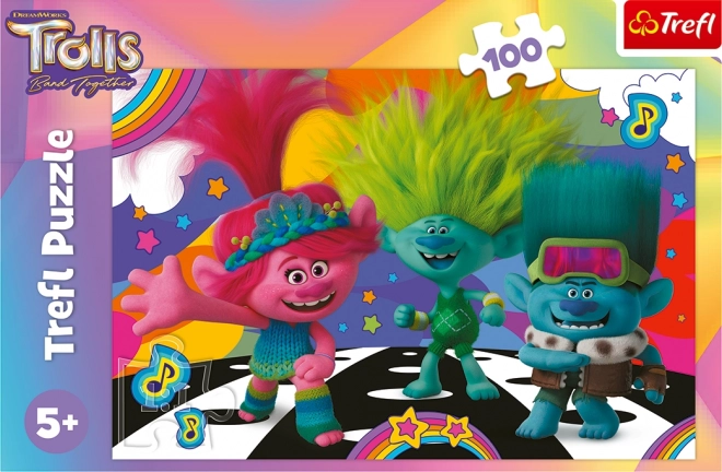 Puzzle Trolerii Din Trolls 3 - 100 Piese