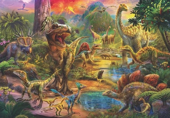 Puzzle Regatul Dinozaurilor 500 Piese