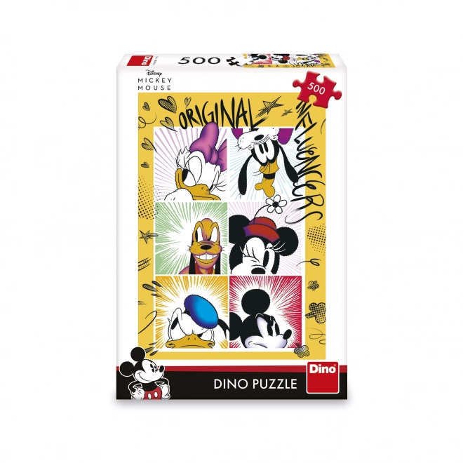 Puzzle cu Mickey Mouse și prietenii 500 piese