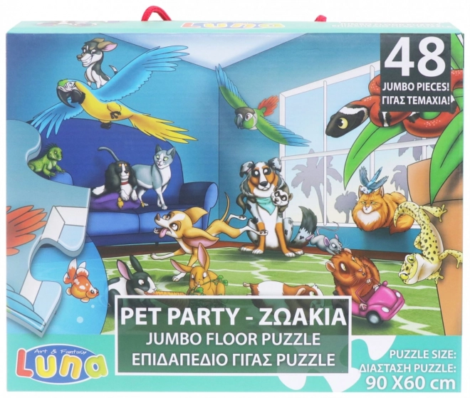 Puzzle de podea animale de companie