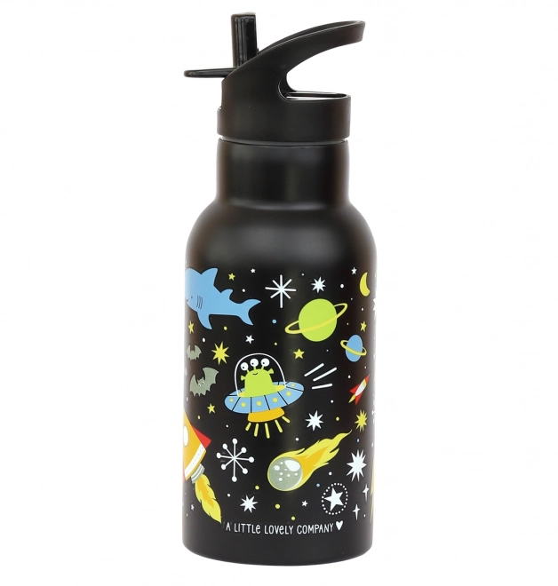 A Little Lovely Company Sticlă de băut din oțel inoxidabil 500 ml – Universul