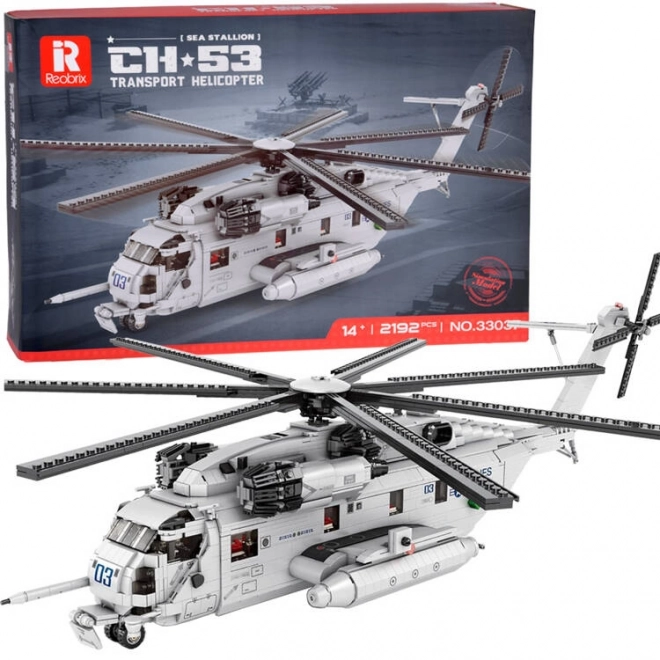 Set de construcție elicopter transport CH53