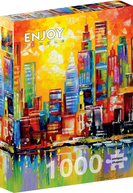 Puzzle luminos New York 1000 de piese