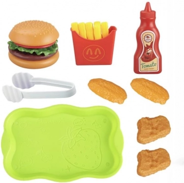Set de alimente de joacă PLEJO - Hamburger