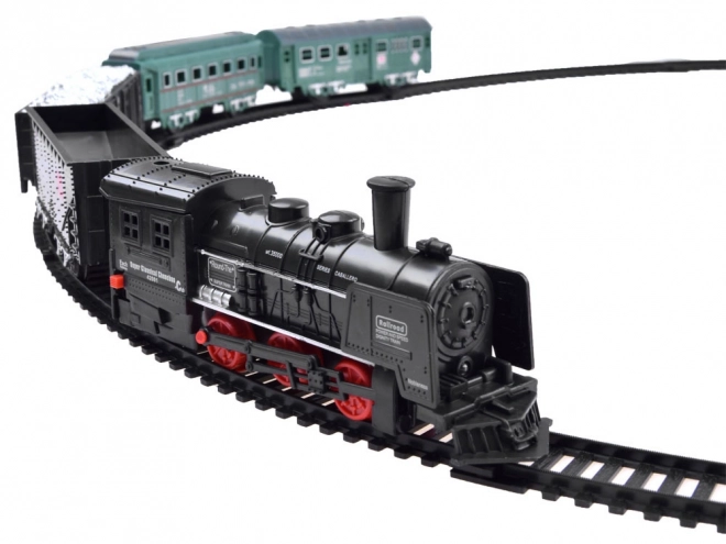 Tren electric cu vagoane