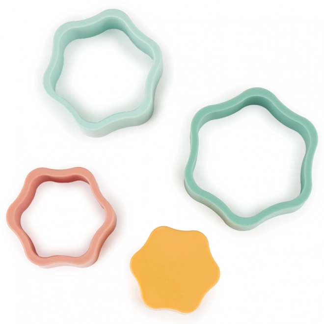 Joc de stivuire floare din silicon - Tropical Vibe